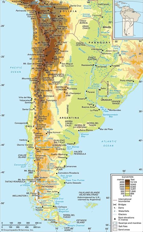 What is the highest point in the Andes Mountains? | Britannica