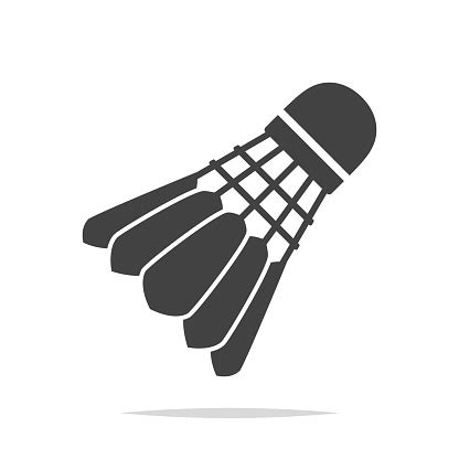 Badminton Shuttlecock Icon Vector Isolated Stock Illustration - Download Image Now - iStock