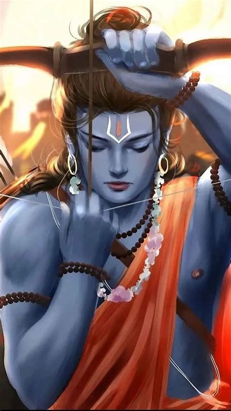 36x21px, free download | Lord Rama, Blue Lord Ram, god, jai shri ram, HD phone wallpaper | Peakpx