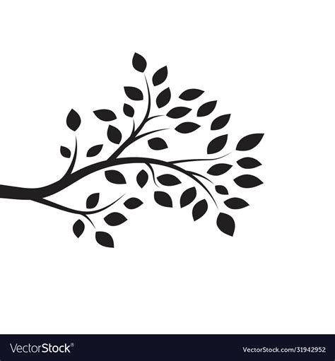 Tree branch design Royalty Free Vector Image - VectorStock