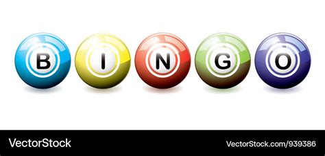 Bingo balls Royalty Free Vector Image - VectorStock