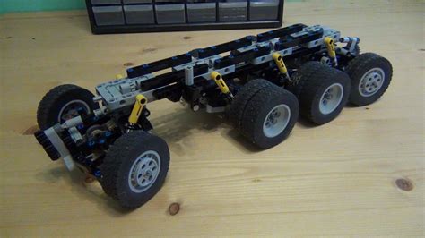 LEGO MOC Lego Technic truck chassis 8x8 by Lego Technic Embodiment | Rebrickable - Build with LEGO