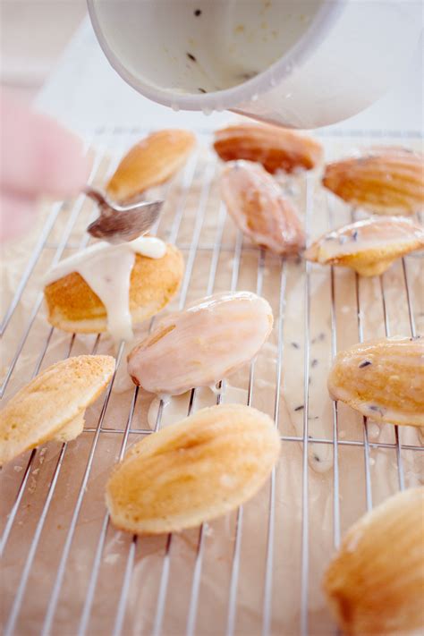 Honey Lavender Madeleines - Monika Hibbs