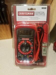 Craftsman 34-82141 Digital Multimeter Voltmeter Ohmmeter Ammeter AC DC Tester 793950821411 | eBay