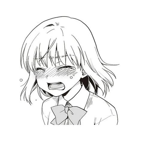 Anime Crying Drawing