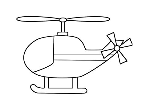 Free Printable Helicopter Coloring Pages For Kids