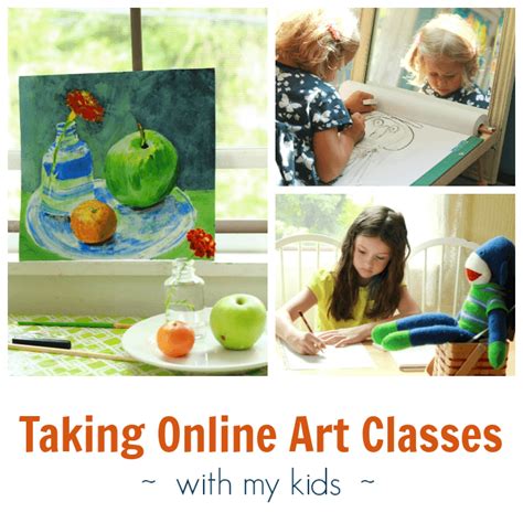 The Online Art Classes I've Been Taking Myself and with My Kids