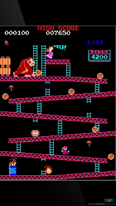 Arcade Archives Donkey Kong Review - Review - Nintendo World Report