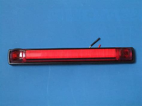 LED 6" Strip Light - Waterproof - Red Lens - Red LEDs - 12V