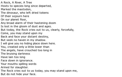 Maya Angelou Poems > My poetic side