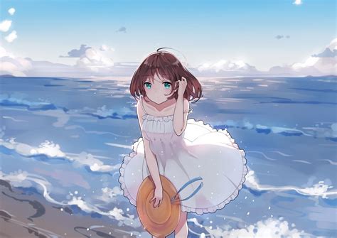 Anime Girl Beach Wallpapers - Wallpaper Cave