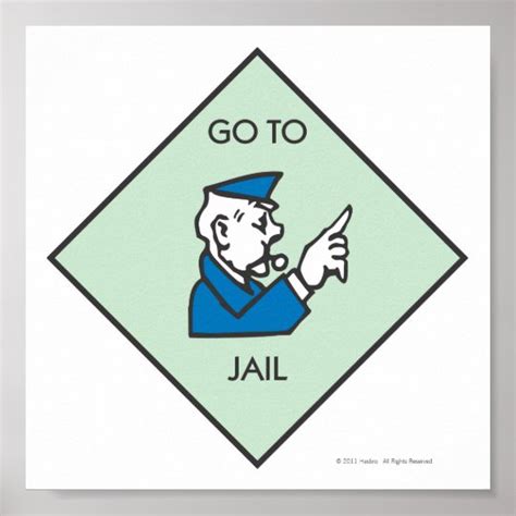 Monopoly Jail Sign