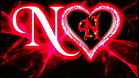 N Name White Letter Red Black Background HD N Name Wallpapers | HD Wallpapers | ID #77918