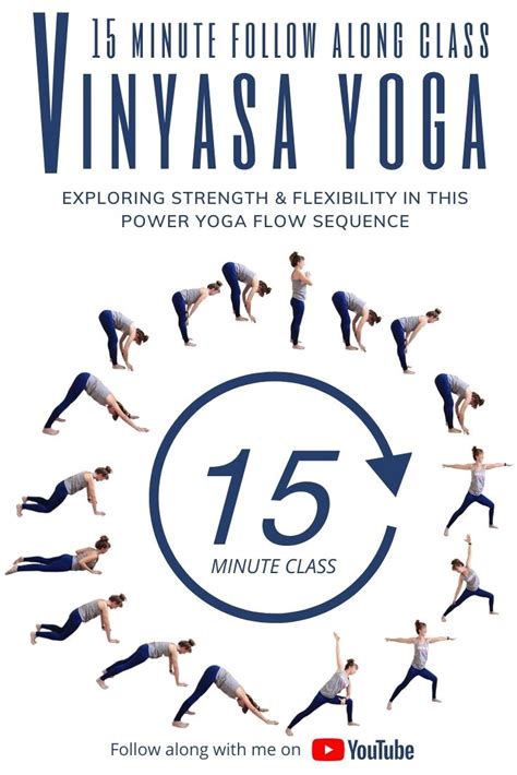 15 minute vinyasa yoga flow sequence - with video - power yoga sequence