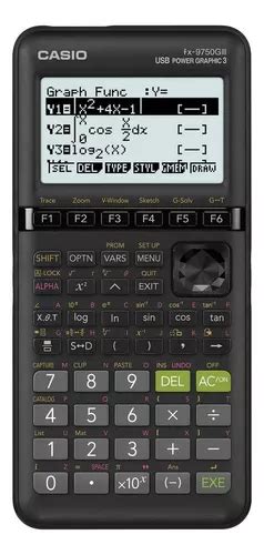 Calculadora Grafica Casio Fx-9750giii Bachillerato Y + Color Negro ...