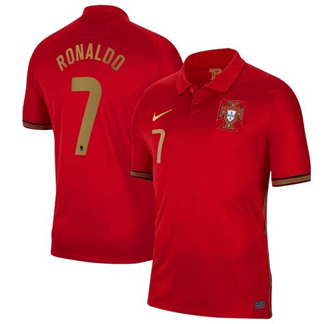 Ronaldo Portugal Euro 2020 Home Kit | Buy International Football Jersey ...