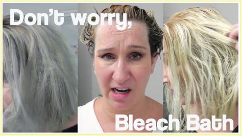 bleach wash hair before and after - Laurel Rowan