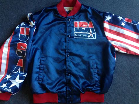 1992 Dream Team USA Basketball Fanimation jacket - L - VintageSportsGear