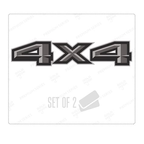 Buy F150 4x4 Decal Set - Ford Replacement Bedside Stickers for Truck ...