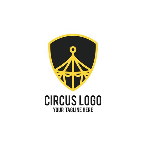 circus logo design modern concept 11756234 Vector Art at Vecteezy