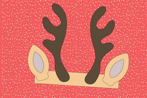 Printable Reindeer Antler Template - YES! we made this