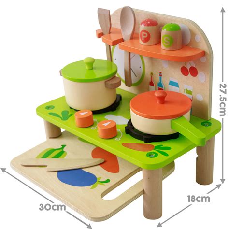 Wooden Kitchen Toy By Bee Smart | notonthehighstreet.com