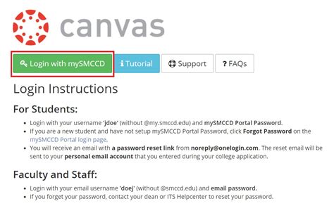 How to Log in to Canvas | Canvas | San Mateo County Community College ...