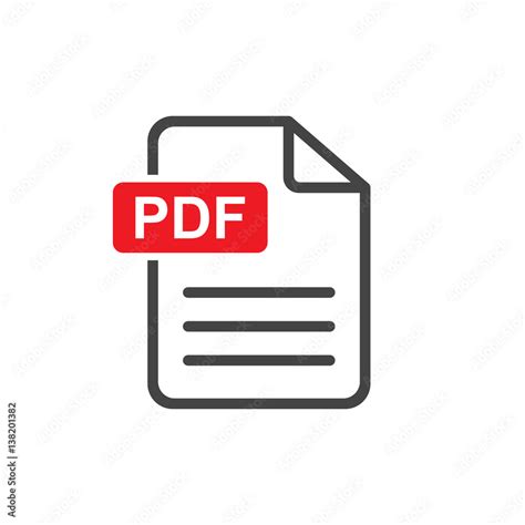 PDF download vector icon. Simple flat pictogram for business, marketing, internet concept ...