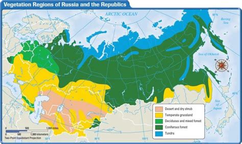 Climate Map Of Russia And The Republics - Franny Antonietta