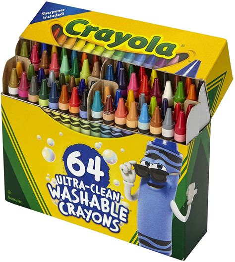 Crayola Ultra Clean Washable Crayons 64-Count Only $6.29!