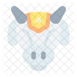 Sacred Cow Icon - Download in Flat Style