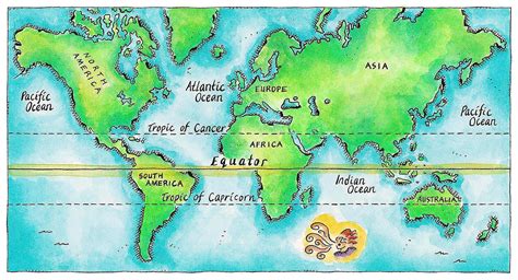 Countries That Lie on the Earth's Equator