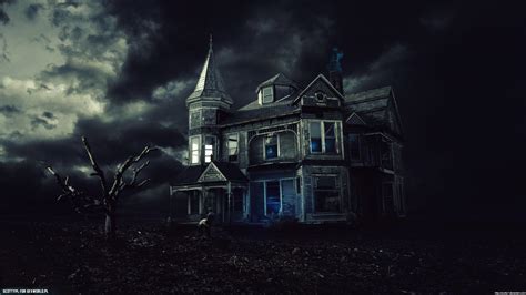 Haunted House Wallpapers - WallpaperSafari