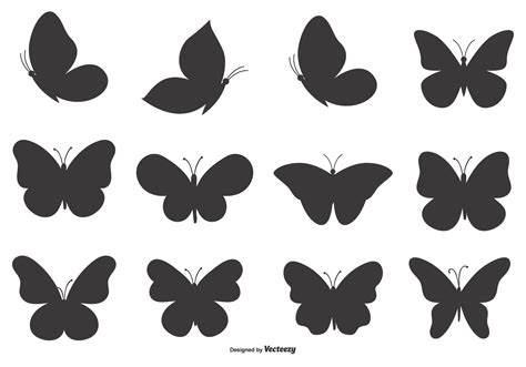 Butterfly Black Vector Art, Icons, and Graphics for Free Download