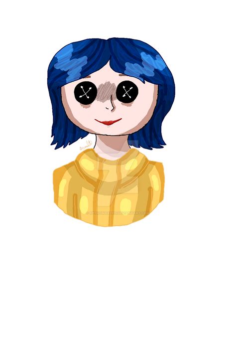 Coraline pixel art by RetroMarten on DeviantArt