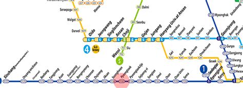 Pyeongtaek station map - Seoul subway