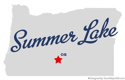 Map of Summer Lake, OR, Oregon