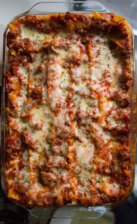 World's Best Lasagna Recipe - Lauren's Latest