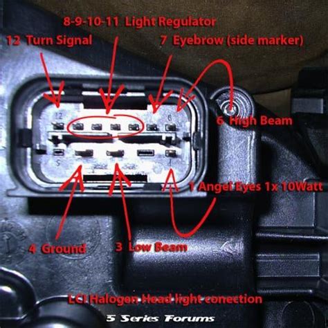 Bmw E60 Lci Headlight Wiring Diagram - Wiring Diagram