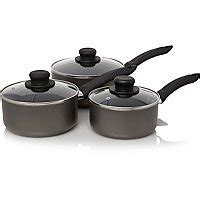 Non-stick Aluminium Saucepan Set -3-piece | Home | George at ASDA