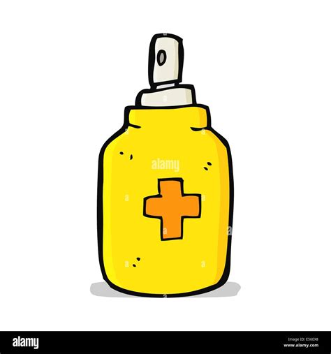 cartoon antiseptic spray Stock Vector Image & Art - Alamy