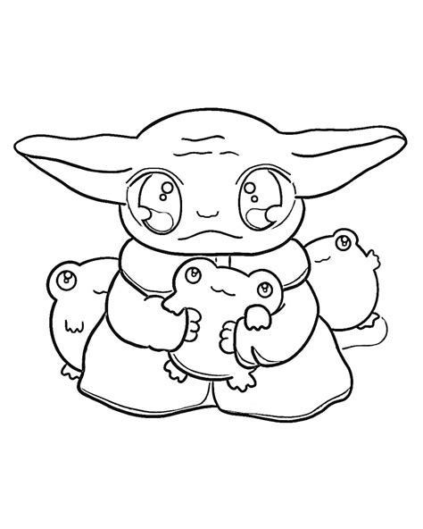 Grogu Coloring Pages - Best Coloring Pages For Kids