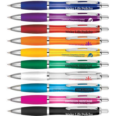 Promotional Pens | Promotional Curvy Pens | Contour Pens Printed– PG Promotional Items