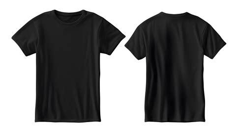 black tshirt mockup on transparent background 23334405 PNG