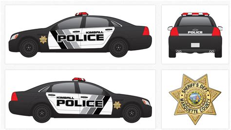 Chevy Caprice Police Vehicle Graphics Decal Kit 2156