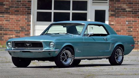 Tahoe Turquoise 1968 Ford Mustang