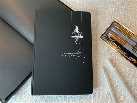 The Beautiful. BLACK PAPER NOTEBOOK