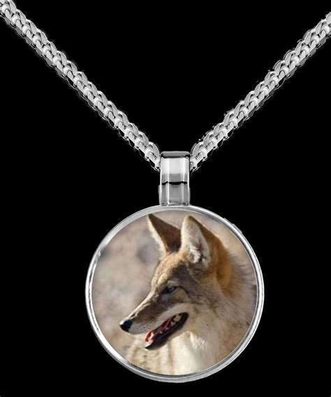 WOLF NECKLACE/PENDANT W/20 Silver Chain or Suede chain | Etsy