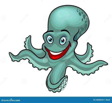 Funny Octopus Stock Images - Image: 24680244