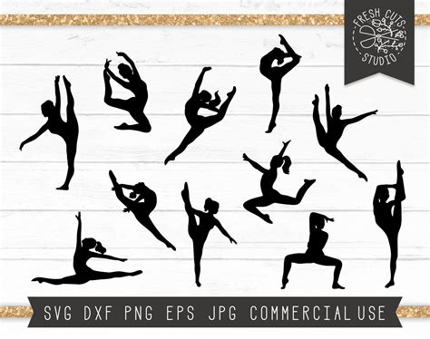 Art & Collectibles Dancers Svg Dance Svg File Dancer Clipart Dance Team ...